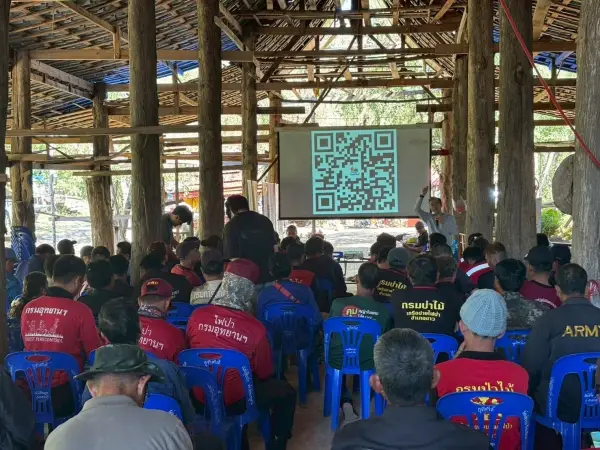 สถาบันวิจัยพหุศาสตร์ มช. ลงพื้นที่จัดฝึกอบรมอาสาสมัครดับไฟป่าครั้งที่ 3 ใช้ดิจิทัลผสานภาคสนาม นำร่องลด PM 2.5 อำเภองาว จ.ลำปาง